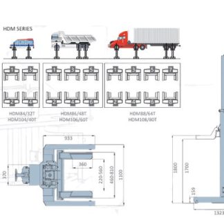 Elevador 4 Columnas 8 Ton