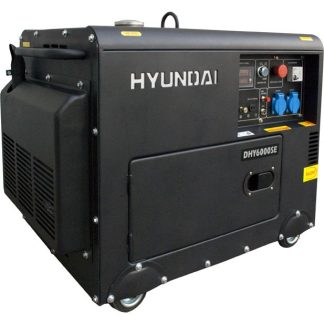 Generador HYUNDAI Diesel 5/5,3 Kw/kva Partida Eléctrica Monofásico Cerrado